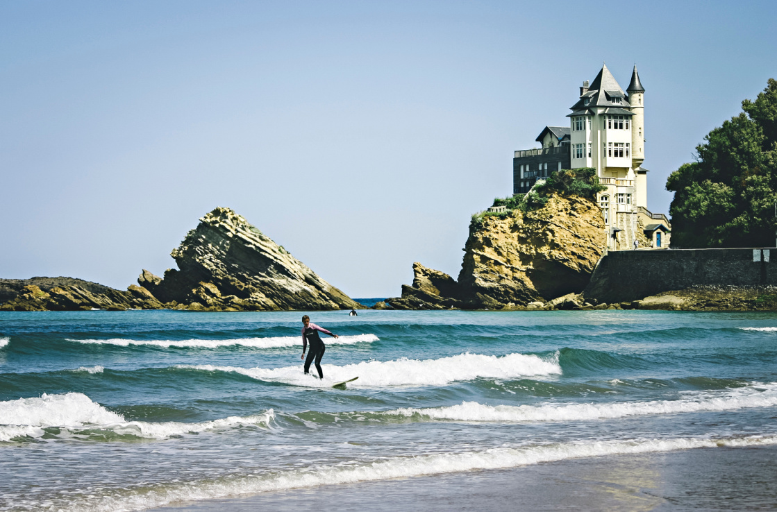 beach in Biarritz